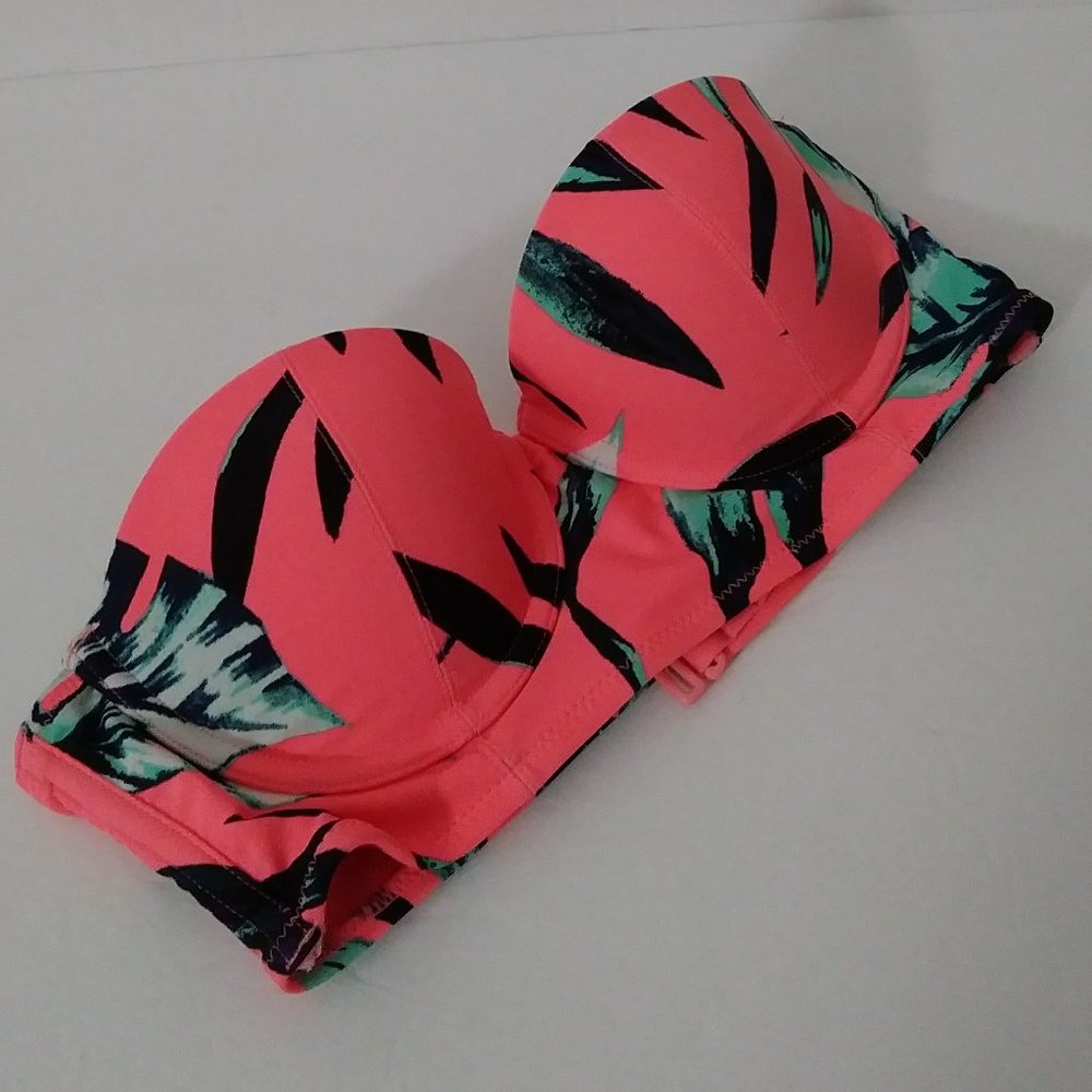 Old Navy Floral Bandeu Bikini Top Size XS